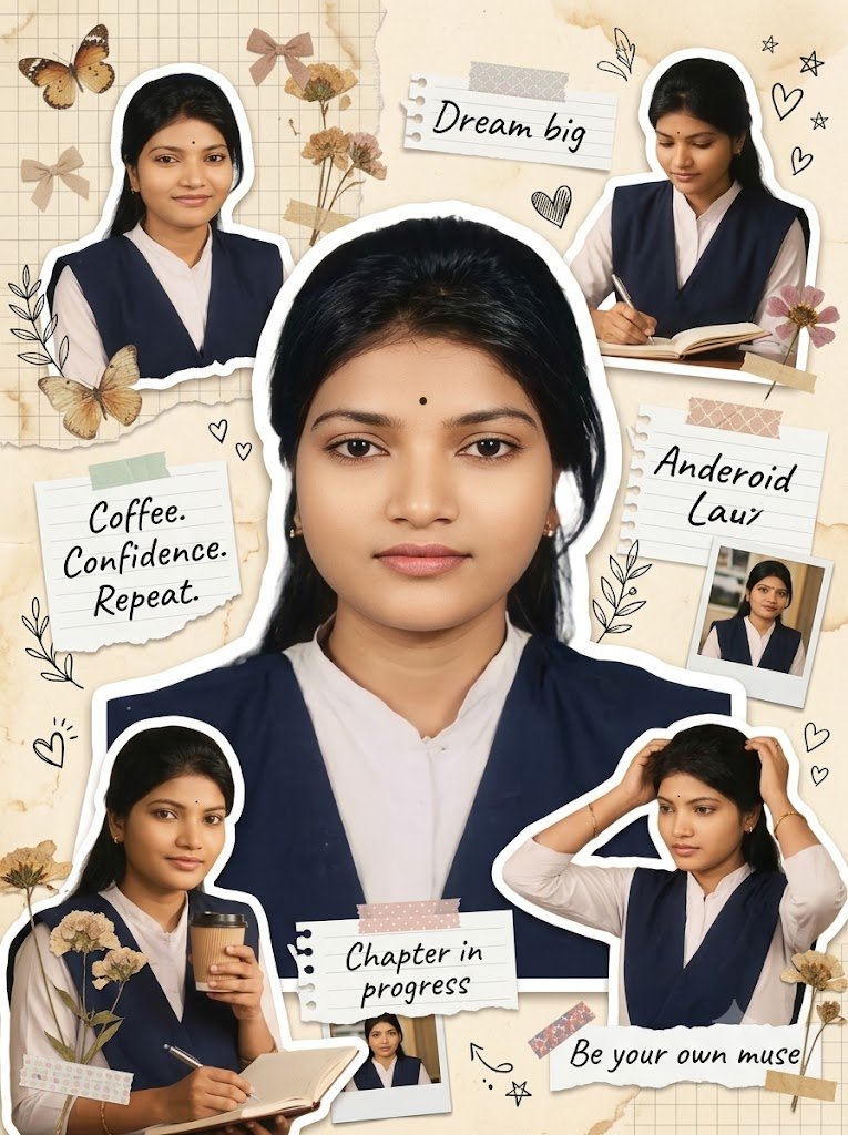 Indian Student 'College Girl Muse' - Gemini AI Photo Prompt