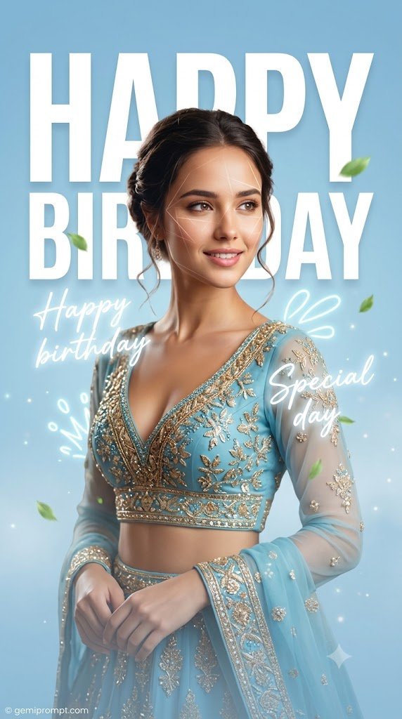 HAPPY BIRTHDAY AI photo prompt - Gemini AI Photo Prompt