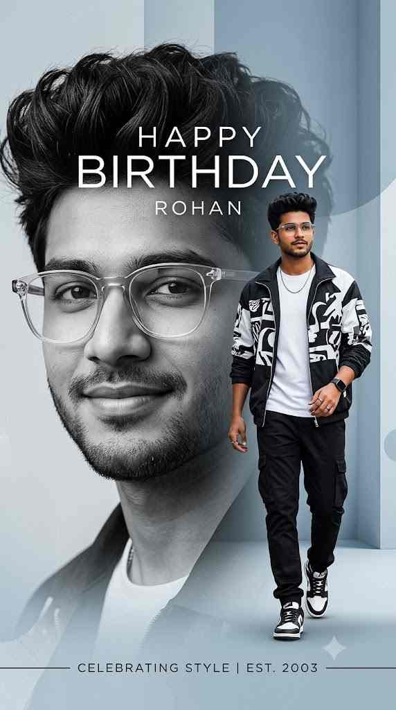 birthday poster AI photo prompt - Gemini AI Photo Prompt